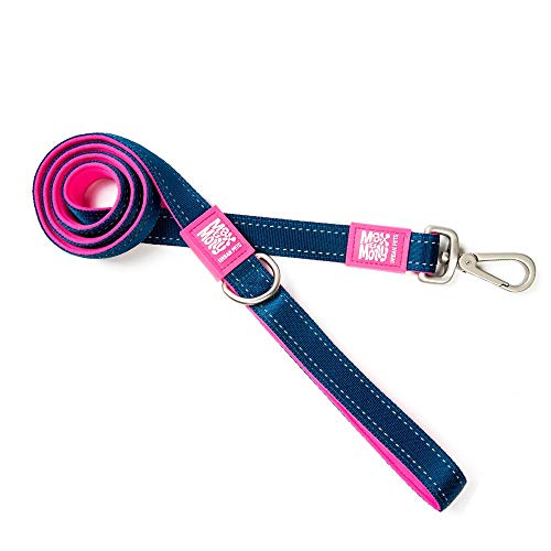 Max & Molly Matrix, Pink, hochwertig, bunt, einzigartiges Design, bequem, sicher, gepolstertes Neopren, sportlich und elegant, Kurze Leinen, XS von Max & Molly Urban Pets