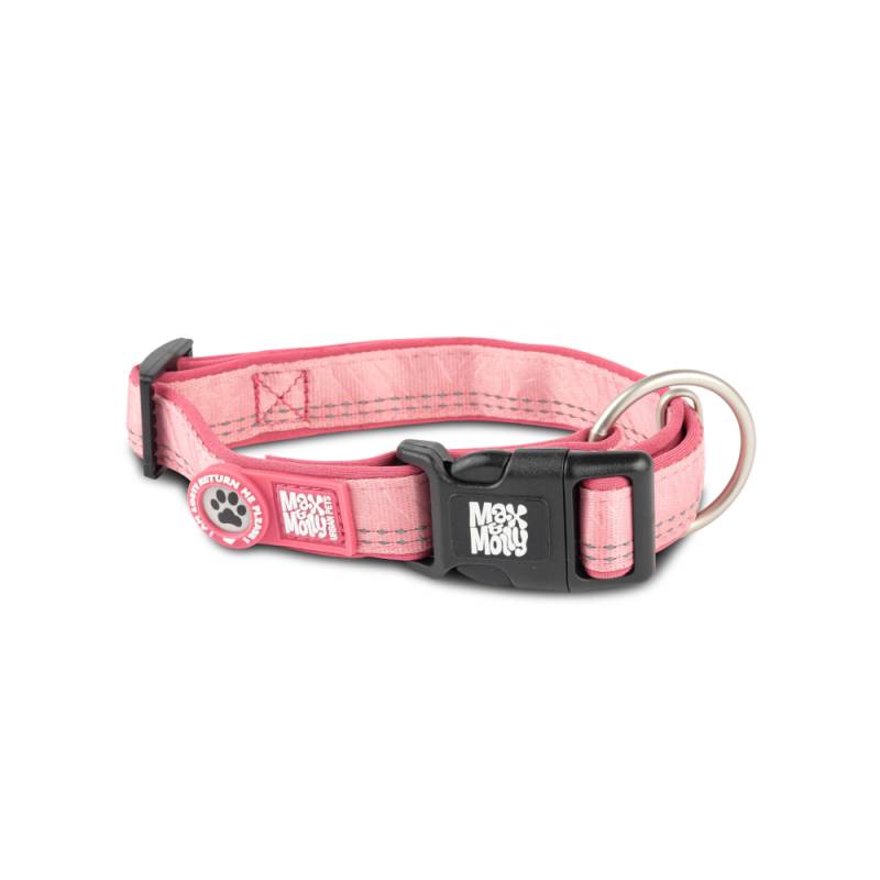 Max & Molly Smart ID Halsband Matrix 2.0 Rosé - M: 34-55 cm Halsumfang von Max & Molly