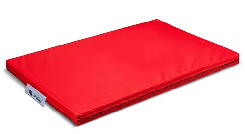 Maximum Pet Products Dirty Dog Mat - Wasserdichte Bodenmatte für Hunde, Katzen und kleine Haustiere, verschiedene Größen (Rot, 105 cm x 70 cm x 5 cm) von Maximum Pet Products