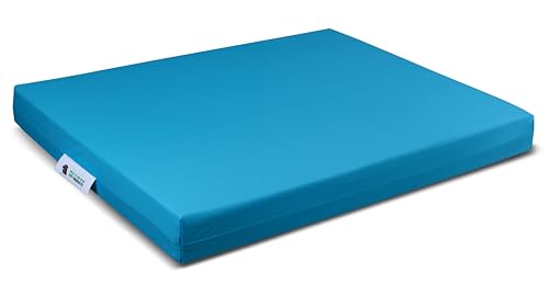 Maximum Pet Products Orthopädisches, medizinisches, wasserdichtes Hundebett aus Memory-Schaum, therapeutische Unterstützung, mit waschbarem Bezug mit Reißverschluss (Ozeanblau, 100 x 80 x 10 cm) von Maximum Pet Products