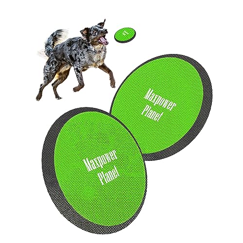 Maxpower Planet Hunde-Frisbee 2 Stück – Hunde-Frisbee weich zu fangen – schwimmende Frisbee für Hunde – leichtes Fliegende Frisbee Hundespielzeug – leicht zu erkennende Scheibe Hundefrisbees von Maxpower Planet