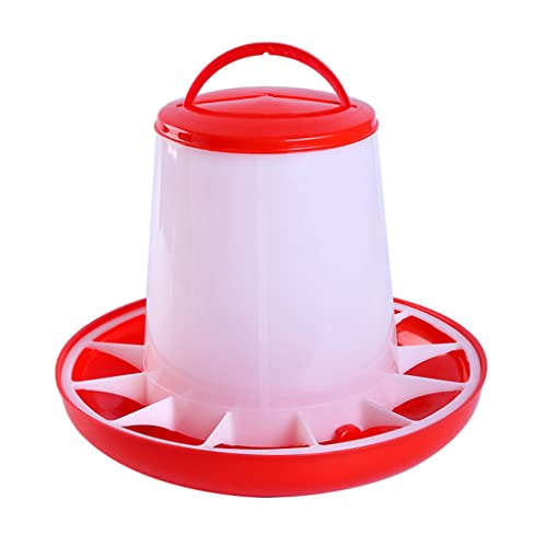 Maxtonser Automatic Chick Feeder Hanging Chicken Food Dispenser Durable Plastic 1.5kg 3kg 6kg Feeding Supplies for Poultry,Chick Feeder von Maxtonser