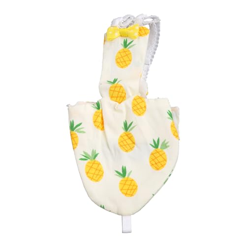 Maxtonser Bird Parrot Diaper Flight Suit Nappy Clothes for Green Cheek Conure Parakeet Cockatiel for Pigeon Small Medium Birds 4 S,Parrot Diaper von Maxtonser