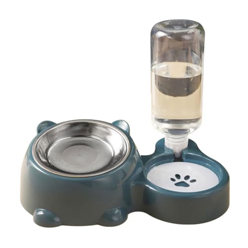 Maxtonser Erhöhte Futterspender für Haustiere mit abnehmbarem Edelstahlnapf und automatischem Wasserspender und Hunden Maxtonser Erhöhte Futterspender für Haustiere mit abnehmbarem Edelstahlnapf und automatischem Wasserspender und Hunden von Maxtonser