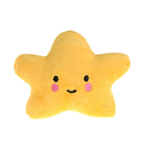 Maxtonser Fun Dog Interative Toys Cloud Star Shaped Squeaky Toys for Cat Teaser Toys Soft Plush Toys for Dogs Puppy Training,Hanging Pendant von Maxtonser