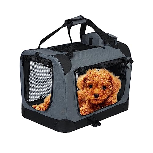 MaxxPet Hundebox Auto Faltbar - Transportbox Katze & Hund - Hundetransportbox Auto - Hundetragetasche - Reise & Transport für Hunde - 60 x 42 x 42 cm von MaxxPet