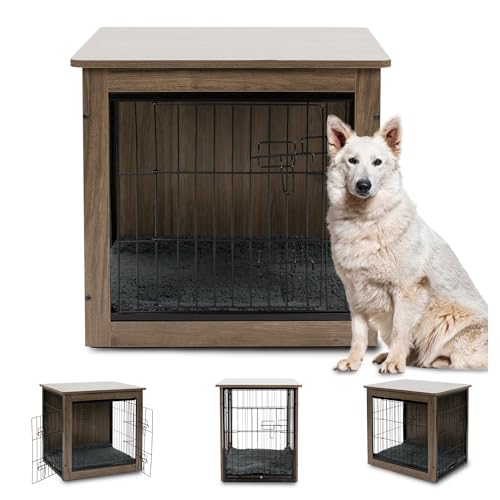 MaxxPet Hundekäfig - Tierkäfig Kleine Hunde - Haustierkäfig - Gitterbox Hund - Hundebox mit 2 Türen - Moderne Hundehütte Indoor für Hunde - 69x51x60 cm - Schwarz von MaxxPet