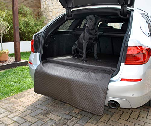 Mayaadi Home Hundebett Kofferraum Matte Luca Autoschondecke Kunst Leder Autositz Schutzdecke Braun XXL (110x90x5x60cm) von Mayaadi Home