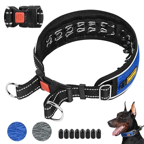 Mayerzon Martingale Hundehalsband, kein Ziehen, für mittelgroße und große Hunde, Pitbull, Deutscher Schäferhund, Rottweiler, der zieht, patentiertes reflektierendes Anti-Zieh-Hundehalsband mit von Mayerzon