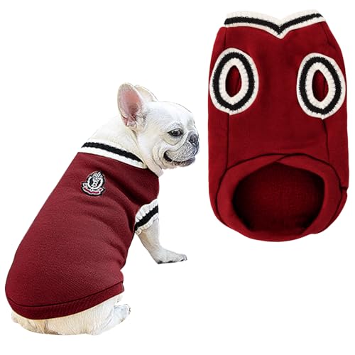 Mayoii Hundepullover aus gestricktem Polyester, für große Hunde, Größe L, M, S, für kleine Hunde, große Hunde (Rot, Größe XXXL) von Mayoii