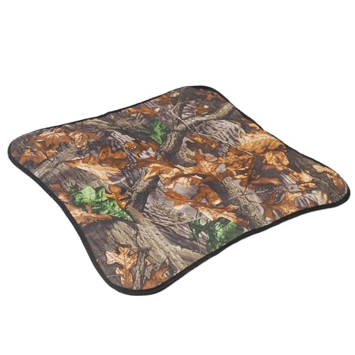 Erhöhtes Haustierbett, Tragbare Klappmatratze Haustiere, Atmungsaktiv, Waschbar, Abnehmbares Haustierbett Outdoor-Camping, Stellfläche, L 35 X 34 X 3 cm (Ahornblatt) von Mayueri