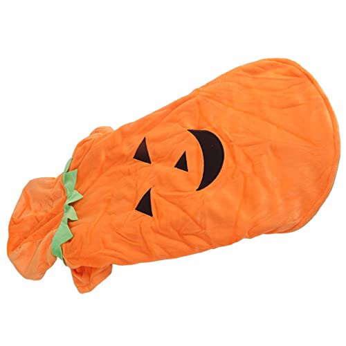 Halloween-Kürbis-Hundekleidung, Warmes Winter-Hundekostüm für Mittelgroße und Große Rassen Teddy, Chihuahua, Golden Retriever mit Weichem, Bequemem Fleece-Material, das den Hund von Mayueri