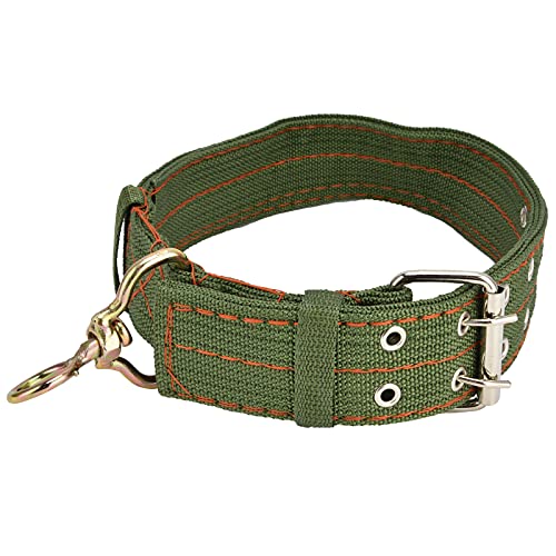 Schafhalsband, Hundeschlepphalsband, Verstellbare Länge, Leinen-Halsband, Veterinärausrüstung (L) von Mayueri