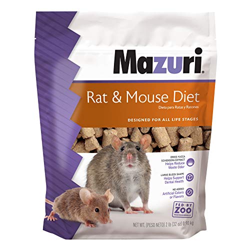 Mazuri Rat and Mouse Nutrional Complete Vegetarian Formulation Pet Food 2lbs von Mazuri