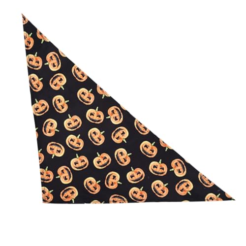 Halloween-Hundeschal – Haustier-Bandana, Hunde, wendbar, Baumwolle, Halloween-Kostüm, niedliches, waschbares Halloween- -Speichel-Handtuch, strapazierfähiger Schal für kleine, mittelgroße und von Mbiyhgta