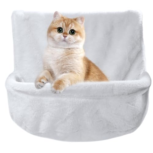 Katzen-Hängematten-Bett – bequemes hängendes Katzenbett, Indoor-Ruhe-Lösung für Haustiere, stabile, faltbare und stabile Katzenliege, platzsparendes Hängematten-Design, Katzenbett für Fensterbank, von Mbiyhgta