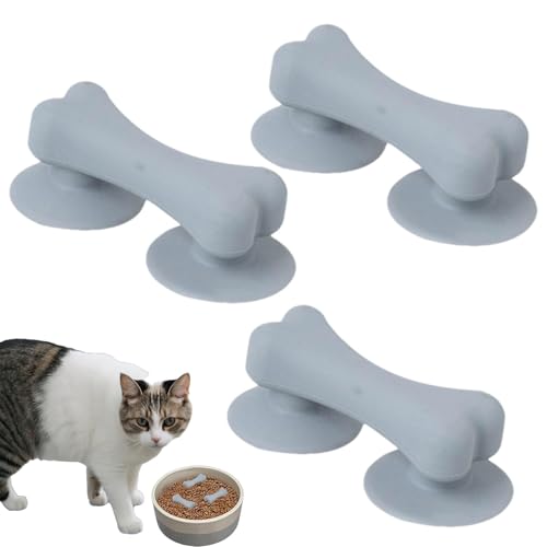 Katzen Slow Feeder Einsatz, Silikon Hundefutter Schalen Slow Feeder Slow Eating Feeder Einsatz, Tragbarer Hundefutter Slow Feeder Einsatz Slow Feeder Bowl Einsatz für Zuhause von Mbiyhgta