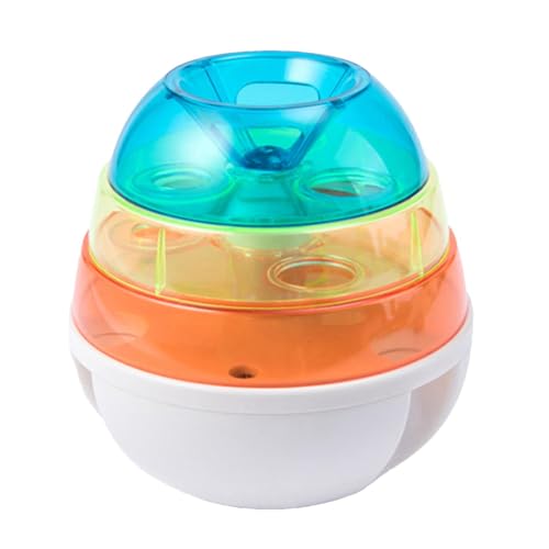 Mbiyhgta Pet Rolling Toy - Interaktiver Hundeball, Sicheres Slow Feeder Haustier Spielzeug | Multifunktionaler Leckerli-Ball Puzzle-Spielzeug Bissfestes Hundeanreicherungsspielzeug für kleine Hunde, von Mbiyhgta