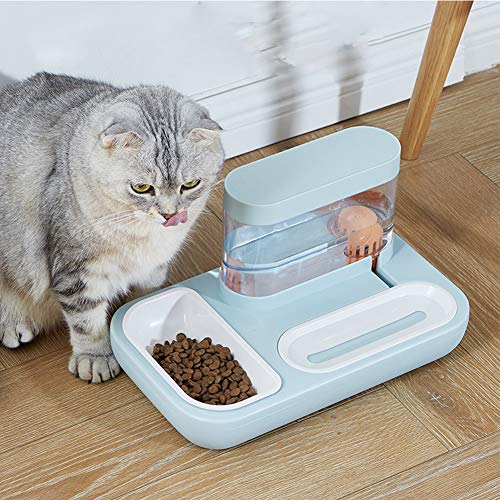 Mdurian Hundekatze Fütterung Schalen Trinkschalen, Hundenapf Futternapf Schüssel Katzennapf, Napf für Hunde und Katzen Pet Bowl + Flasche 1500ML von Mdurian