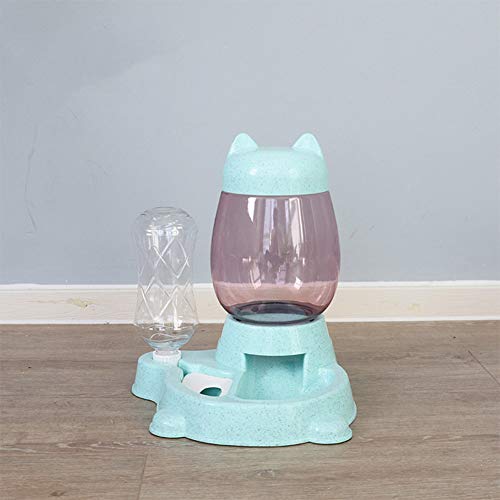 Mdurian Hundekatze Fütterung Schalen Trinkschalen, Hundenapf Futternapf Schüssel Katzennapf, Napf für Hunde und Katzen Pet Bowl + Flasche 600ML von Mdurian