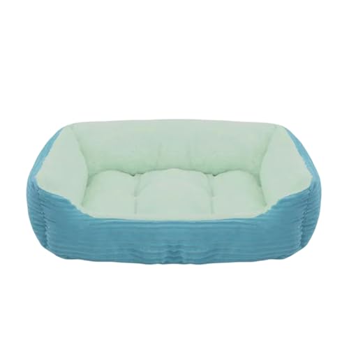 MdybF Hundebett Bett Für Hundekatze Haustier Quadrat Plüsch Zwinger Mittel Kleiner Hundesofa Bettkissen Haustier-Katzenhundbett 11-S (48X40X12Cm) von MdybF