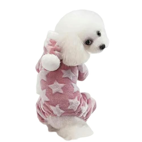 MdybF Hundekleidung Herbst Winter Faux Fleece Dog-Pfirsich-S von MdybF