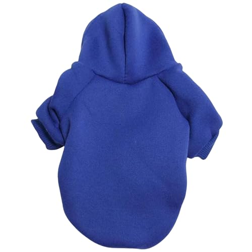 MdybF Regenmantel Hund Hoodies Kleidung Kleine Größere Hunde Weich Warmes Haustier -Outfit-Blau-3Xl von MdybF