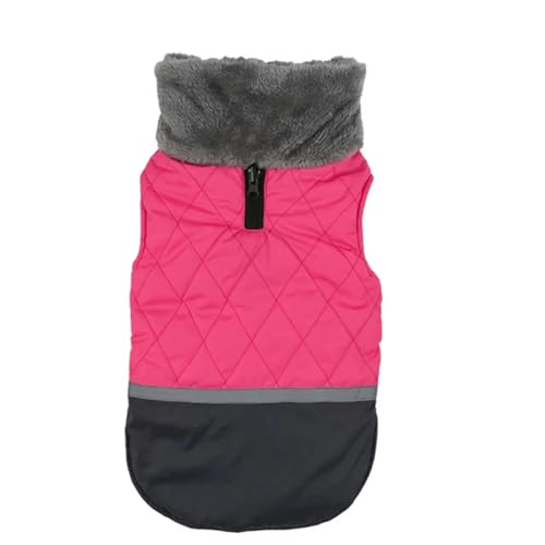 MdybF Regenmantel Hund Warmes Kragen Hundemanteljacke Reversible Winterhundkleidung Kleidung Für Kleine-P-XL von MdybF