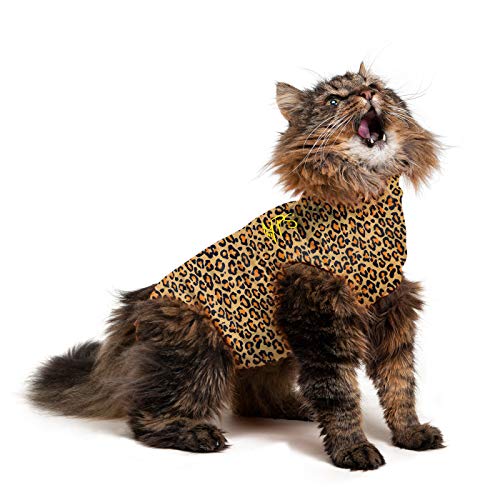 MPS Medical Pet Shirt Katze, Leoparden Print, S von MPS