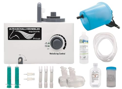 Medizintechnik Hartwig Ultraschallvernebler Equosonic Privat Starter Paket groß Maskengröße groß, 12 Liter Volumen von Medizintechnik Hartwig