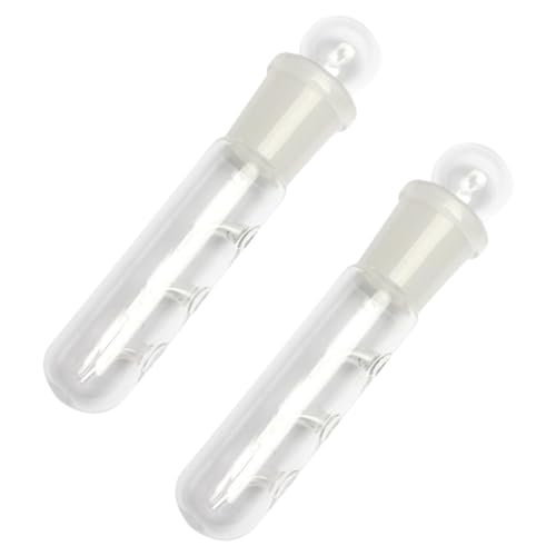 Mednkoku Planaria Trap 2PCS 3 Loch Transparent Planaria Catcher 1x4,5 Zoll Anti-Eskapseln Schneckenfalle Aquarium Glatte Kunststoff-Fischtankzubehör, Planaria von Mednkoku