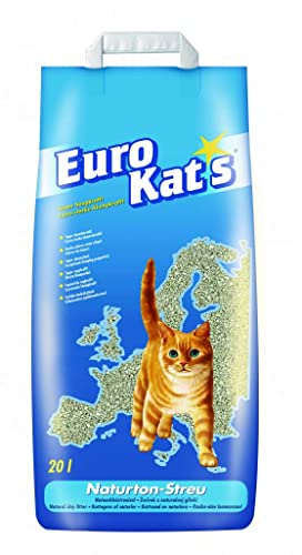 EuroKat's | Naturton Streu | 20 l von Mega Cats