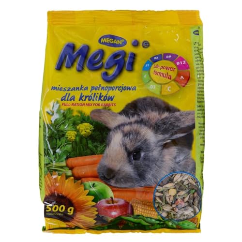 Megan Futtermittel Full Ration Mix Gemüse Kaninchen 500 g von Megan