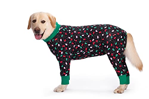 Hunde-Einteiler, vollständige Abdeckung, Anti-Leck-Vierbein-Schlafanzug, weich und bequem, Hundegelenkschutzkleidung, für mittlere Hunde_28# von MeiAOBest