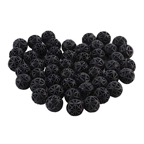 Filterkugeln für Druckfilter, 100 stücke Aquarium Filter Bio Balls Bio-Kugeln für Filtration Reinigung, 16mm, Reduziert Anzahl Wasserwechsel, Filtermaterial für EX Außenfilter, für Aquarien von Mein HERZ