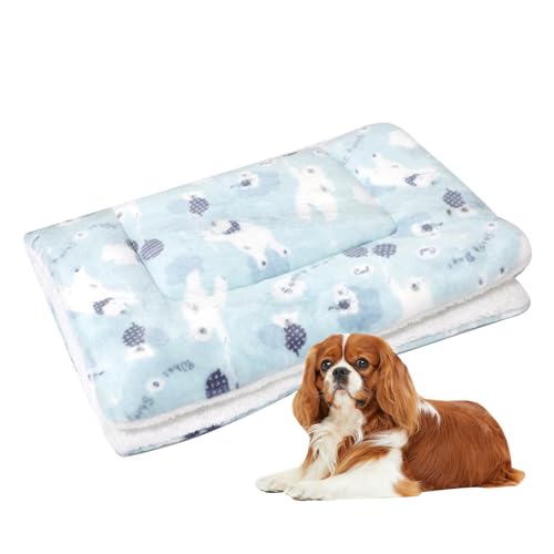 Meindin Hundebett-Matratze, weiche, warme Kissenmatte für den Hundeschlaf, tragbare, weiche, warme Decken, Welpenunterlagen für kleine Tiere, Schlafbett von Meindin