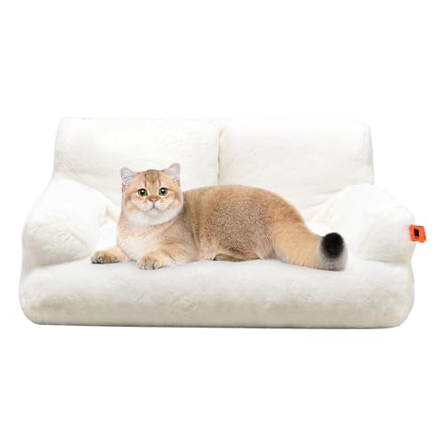 Meindin Katzensofa, waschbares Plüsch-Haustiersofa, warmes Katzennest, abnehmbar, für kleine und mittelgroße Hunde und Katzen von Meindin