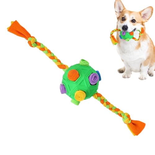 Meindin Schnüffelspielzeug für Hunde, Schnüffelspielzeug für Hunde,Snuffle Ball Interaktives Slow Feeder Leckerli-Spielzeug - Kau- und Puzzlespielzeug für Hunde, bequemes und exquisites Grabspiel von Meindin