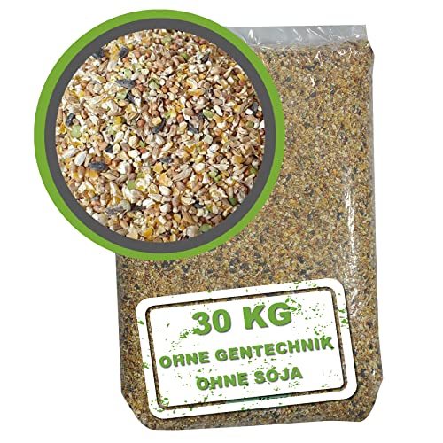 Meine Hennen KÖRNER VITAL 30 kg, Premium Hühnerfutter und Wachtelfutter, Körnerfutter, Geflügelfutter, Hennenfutter. Alleinfutter für Hühner, Wachteln, Legehennen von Meine Hennen