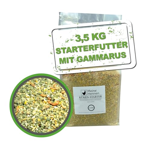 MeineHennen - Küken Starter in einem 3,5 kg Beutel, EIN Hochwertiges Starterfutter für eine optimale Entwicklung, geeignet für alle Kükenrassen von MeineHennen