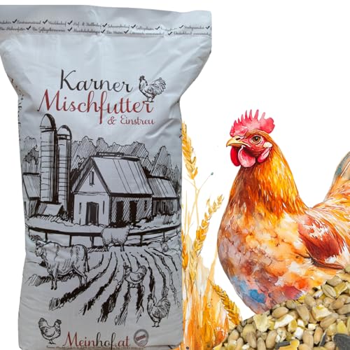 Karner Bio Geflügelkörnermix, 100% Bio & GVO-frei vom Bio-Hühnerhof (9 kg) von Meinhof, Geflügelzubehör und Futtermittel