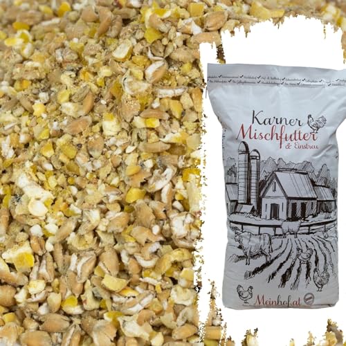 Karner Bio Junghennenfutter 25 kg, gentechnikfreies Alleinfutter für Junghühner bis zum Legebeginn, vom Bio Hühnerhof, für EIN exzellentes Wachstum (25 kg (1er Pack), 25000, Gramm) von Meinhof, Geflügelzubehör und Futtermittel