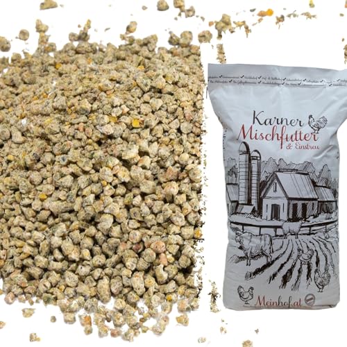 Karner Bio Legehennenfutter Gusto granuliert mit Kräuterzusatz, 25kg - Förderung der Vitalität und natürlicher Schutz gegen Milben von Meinhof, Geflügelzubehör und Futtermittel