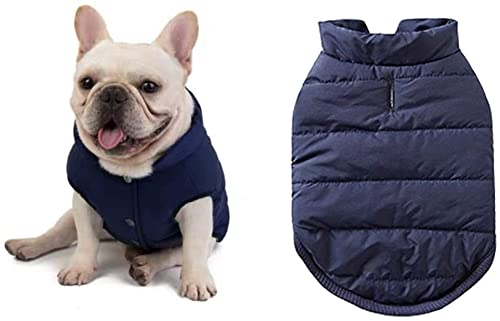 meioro Hund Warme Jacke Hundebekleidung Hund Gemütliche Jacke Winter Gefüttert Mantel Hund Katze Kleidung Warme Französisch Bulldog Mops Hund Kleidung Weste von meioro