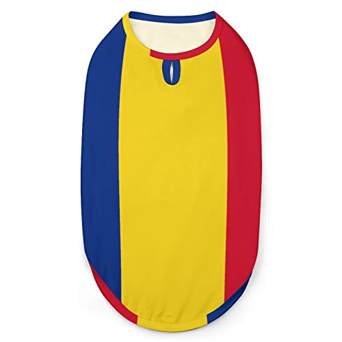 Rumänische Flagge Haustierkleidung Katze Hund Haustierweste Warmer Mantel Shirt Rumänische Flagge Haustierkleidung Katze Hund Haustierweste Warmer Mantel Shirt von Melbrakin