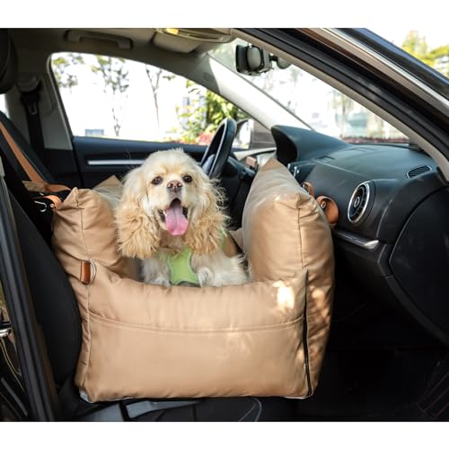 Melloz Haustier-Tragetasche, Autositz für kleine Hunde (Braun) von Melloz