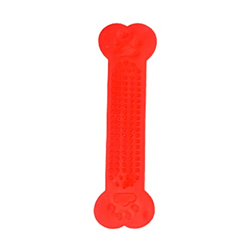 For Large Care Medium Dog Molar Chewing Indestructible Toy Breed Dog Toy Durable Pet Toys Baby Pens for Dogs (Red, One Size) von Memmyly