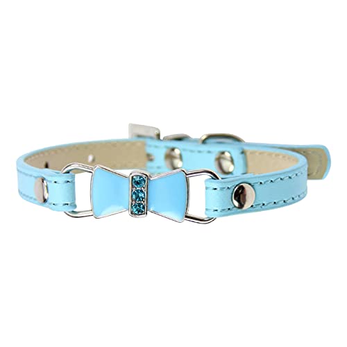 Hundehalsband mit Fliege, verstellbar und bequem für Haustiere, weiches Halsband für Hunde und Katzen, ideal für besondere Anlässe und den täglichen Gebrauch. von Memmyly