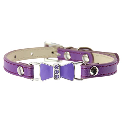 Hundehalsband mit Fliege, verstellbar und bequem für Haustiere, weiches Halsband für Hunde und Katzen, ideal für besondere Anlässe und den täglichen Gebrauch. von Memmyly