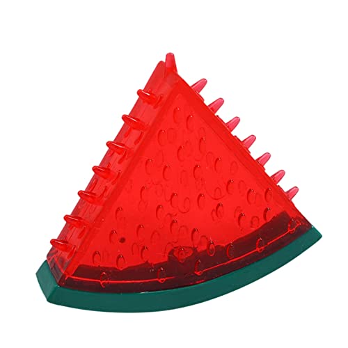 Memmyly Beißring für Haustiere, mit Frucht-Ananas-Wassermelonen-Design, langlebig, Kauspielzeug für Hunde, Zahnspielzeug für Welpen, Haustier, Tier mit Herzschlag (A, Einheitsgröße) von Memmyly